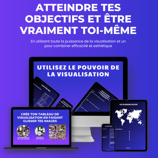 Visuality - Kit VisionBoard prêt à l'emploi (numérique + imprimable)